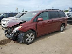 Vehiculos salvage en venta de Copart Chicago Heights, IL: 2017 Toyota Sienna LE