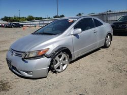 Salvage cars for sale at Sacramento, CA auction: 2006 Honda Civic EX