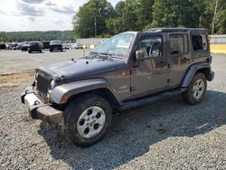 Salvage cars for sale at Concord, NC auction: 2014 Jeep Wrangler Unlimited Sahara