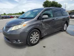 Salvage cars for sale at Orlando, FL auction: 2012 Toyota Sienna XLE