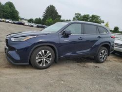 Toyota salvage cars for sale: 2021 Toyota Highlander Hybrid XLE