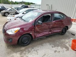 Salvage cars for sale at Franklin, WI auction: 2020 Mitsubishi Mirage G4 ES