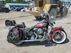 Salvage motorcycles for sale at Wichita, KS auction: 1999 Harley-Davidson Flsts