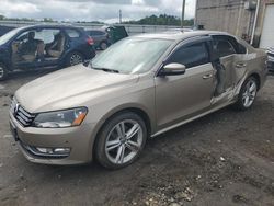 Salvage cars for sale at Fredericksburg, VA auction: 2015 Volkswagen Passat SEL