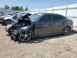 Honda Civic Touring salvage cars for sale: 2024 Honda Civic Touring