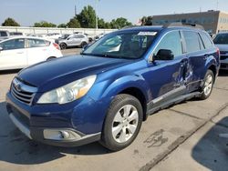 Carros salvage sin ofertas aún a la venta en subasta: 2011 Subaru Outback 2.5I Limited