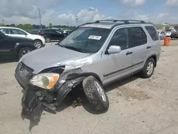 Salvage cars for sale at Indianapolis, IN auction: 2002 Honda CR-V EX