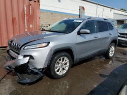 Salvage cars for sale at New Britain, CT auction: 2016 Jeep Cherokee Latitude