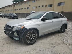 Salvage cars for sale at Opa Locka, FL auction: 2018 Mercedes-Benz GLE Coupe 43 AMG