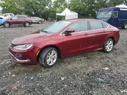 Salvage cars for sale at Baltimore, MD auction: 2015 Chrysler 200 Limited