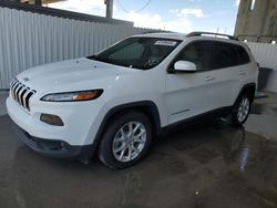 Salvage cars for sale at West Palm Beach, FL auction: 2018 Jeep Cherokee Latitude