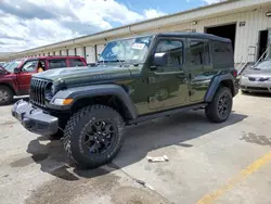 Salvage cars for sale at Louisville, KY auction: 2022 Jeep Wrangler Unlimited Sport