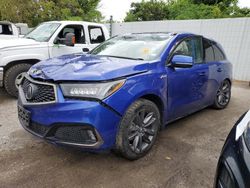 Salvage cars for sale at Bridgeton, MO auction: 2019 Acura MDX A-Spec