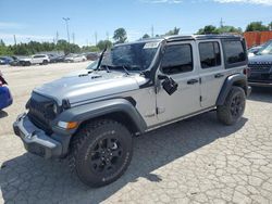 Jeep salvage cars for sale: 2018 Jeep Wrangler Unlimited Sport