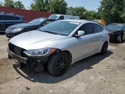 Salvage cars for sale at Baltimore, MD auction: 2017 Hyundai Elantra SE