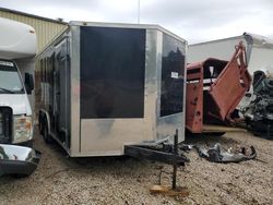 Salvage trucks for sale at Knightdale, NC auction: 2022 Other 2022 Power Line Cargo 16' Enclosed Trailer