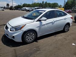 Salvage cars for sale at Denver, CO auction: 2017 Hyundai Accent SE