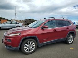 Jeep salvage cars for sale: 2014 Jeep Cherokee Limited