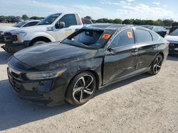 Vehiculos salvage en venta de Copart San Antonio, TX: 2021 Honda Accord Sport