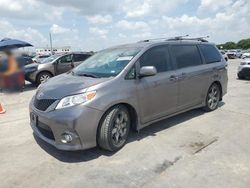 Toyota Sienna salvage cars for sale: 2012 Toyota Sienna Sport