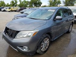 Salvage cars for sale at Bridgeton, MO auction: 2015 Nissan Pathfinder S