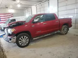 Salvage cars for sale from Copart Columbia, MO: 2014 Toyota Tundra Crewmax Limited