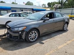 Salvage cars for sale at Wichita, KS auction: 2017 Ford Fusion SE Hybrid