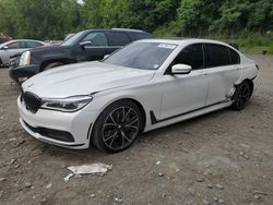 BMW salvage cars for sale: 2018 BMW 750 XI