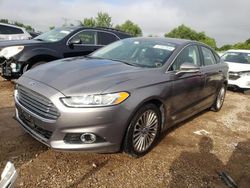 Salvage cars for sale at Elgin, IL auction: 2014 Ford Fusion Titanium