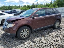 Salvage cars for sale from Copart Windham, ME: 2010 Ford Edge Limited