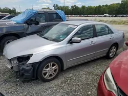 Salvage cars for sale at Savannah, GA auction: 2007 Honda Accord SE