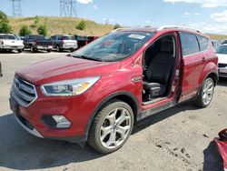 Ford salvage cars for sale: 2017 Ford Escape Titanium