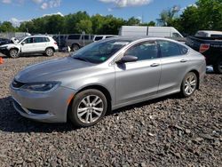 Salvage cars for sale at Chalfont, PA auction: 2016 Chrysler 200 Limited