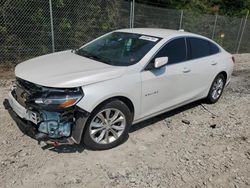 Chevrolet salvage cars for sale: 2019 Chevrolet Malibu LT