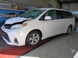 Salvage cars for sale from Copart Angola, NY: 2019 Toyota Sienna LE