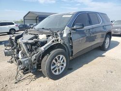 Chevrolet salvage cars for sale: 2021 Chevrolet Traverse LS