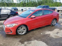 Salvage cars for sale at Harleyville, SC auction: 2017 Hyundai Elantra SE