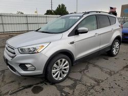 Ford salvage cars for sale: 2019 Ford Escape SEL