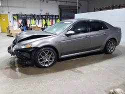 Salvage cars for sale at Candia, NH auction: 2008 Acura TL Type S