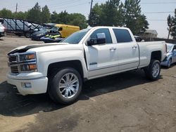 Chevrolet salvage cars for sale: 2015 Chevrolet Silverado K1500 High Country