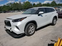 Vehiculos salvage en venta de Copart Madisonville, TN: 2022 Toyota Highlander Hybrid LE