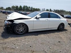 Salvage cars for sale at Finksburg, MD auction: 2015 Mercedes-Benz S 550 4matic