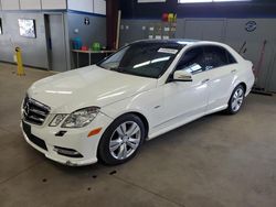 Salvage cars for sale at East Granby, CT auction: 2012 Mercedes-Benz E 350 Bluetec