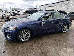 Infiniti Vehiculos salvage en venta: 2021 Infiniti Q50 Luxe