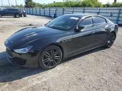 Salvage cars for sale at Miami, FL auction: 2019 Maserati Ghibli