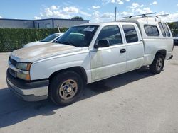 Chevrolet salvage cars for sale: 2004 Chevrolet Silverado C1500