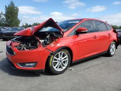 Salvage cars for sale at Woodburn, OR auction: 2016 Ford Focus SE