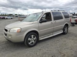 Salvage cars for sale at Eugene, OR auction: 2007 Chevrolet Uplander Incomplete