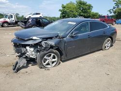 Chevrolet salvage cars for sale: 2017 Chevrolet Malibu LS