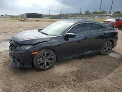 Salvage cars for sale at Houston, TX auction: 2019 Honda Civic Sport